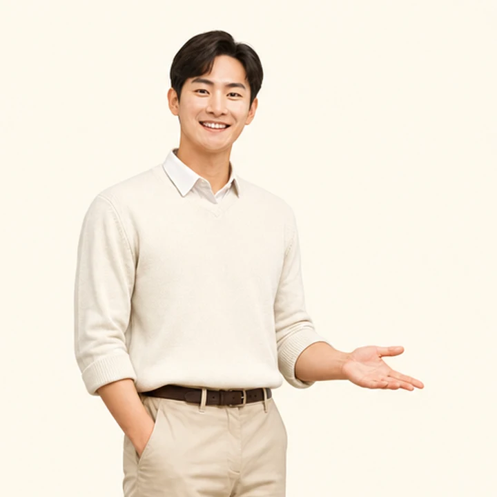 주부 장기렌트카 상담 신청을 안내하는 담당자